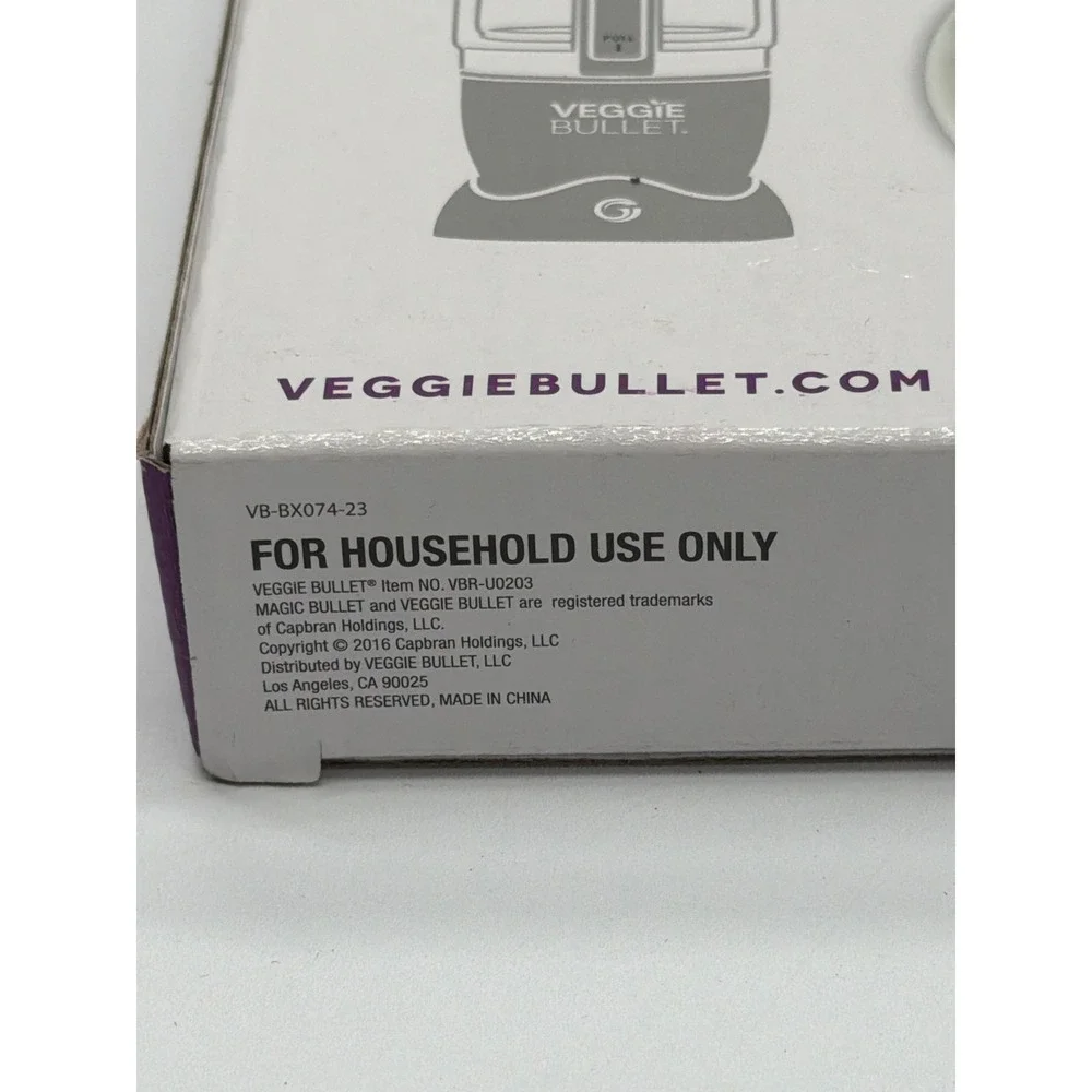 Veggie Bullet Udon Blade‎ 5mm Spiralizer Attachment NutriBullet VBR-U0203 NEW